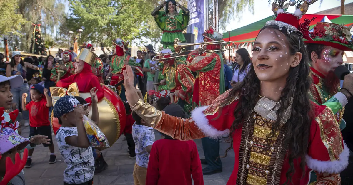 Celebración navideña en San Pedro de Atacama